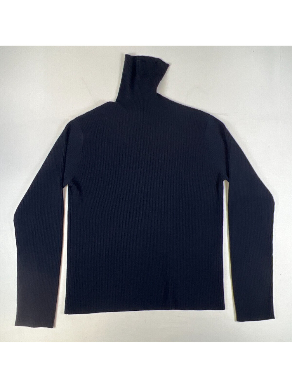VTG Polo by Ralph Lauren Women Navy Blue Merino Wool Turtleneck Sweater Size L